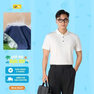 Áo Polo thể thao nam YODY Ponte Roma Cool In Vai Chạm Mát Lạnh Cho Hè Thoải Mái MAPO25S108