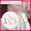JASMINE 4 Váy Quần Jean Có Thể Tháo Rời Bule Phụ Kiện Có Thể Điều Chỉnh Tay Kẹp Cho Quần Thắt Lưng Tay Giảm Kẹp JASMINE