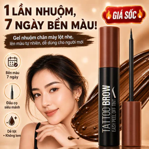 🔥sốc🔥Gel Nhuom Chan May Lot Keo De Boc | Thuoc Nhuom May Cho Nguoi Moi Bat Dau | Mascara Nhuom May Lau Troi It Phai Ve