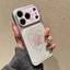 Ốp lưng iPhone Họa tiết da phong cách mạ hình Donut iPhone 18 17 16 15 14 13 12 11 Pro Max Plus Max