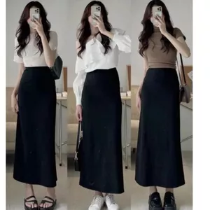 Chân Váy Dáng Dài Nữ Phom Chuẩn Tôn Dáng Lưng Cao Dễ Mix Đồ Phong Cách Hàn Quốc Mặc Đi Học Đi Làm - - Hieuvy Botique
