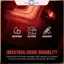 POWER Bright LED An Toàn Đèn Hậu Phanh Phần Cho Ouxi V20 Mỡ Lốp Xe Đạp Điện Tăng Cường Tầm Nhìn Đường Cho Mọi Thời Tiết.