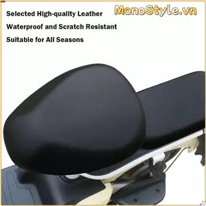 Vỏ đệm MONOSTYLE, Vỏ bọc ghế xe điện đa năng màu đen, Bảo vệ xe điện bằng da