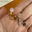 SSVN 1 Chiếc Đồ Chơi Nội Thất Búp Bê Thu Nhỏ Nhà Búp Bê Hợp Kim Mô Phỏng Đèn Trần Treo Đèn LED Mini Mô Hình Chiếu Sáng Trang Trí Nhà Cửa.