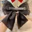 Kẹp Tóc Mới Vải Satin Trang Trí Nơ Kim Cương Giả Kích Thước Lớn Kẹp Tóc Phụ Kiện Dành Cho Nữ Bé Gái [Mina]