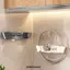 DONOVANQQ Giá đỡ nắp nồi bằng kính thiên văn, Giá lưu trữ nắp nồi tiết kiệm không gian bằng nhựa, Dụng cụ sắp xếp thớt treo tường Giá đỡ thớt miễn phí để lưu trữ