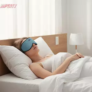 Tai nghe ngủ không dây HFSHY Mặt nạ mắt hình tròn 3D Khử tiếng ồn cho người ngủ bên hông Yoga Văn phòng còn lại VN
