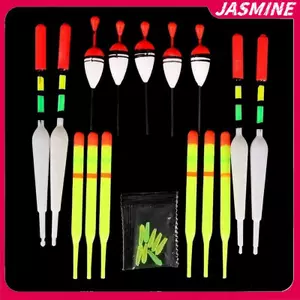 JASMINE 15 Cái / bộ Phao Nhiều Kích Cỡ Khác Nhau Phao Cá Dụng Cụ Câu Cá Phụ Kiện Phao Cá Bộ Câu Cá Phụ Kiện JASMINE