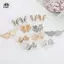 Thời Trang Cánh Bướm Quần Nút Thắt Lưng Kẹp Thắt Lưng Có Thể Điều Chỉnh Khóa Quần Jean Bule Pin Có Thể Tháo Rời Phụ Kiện Quần Áo EMKK