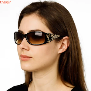 Kính râm THEGIRL8B Kim cương giả, Kính râm mắt mèo Y2K PC, Kính đi xe đạp chống tia cực tím cá nhân UV400 Kính râm thể thao Kính mắt du lịch