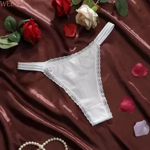 WEETW Liền Mạch Thông, Quần Lót Shine Belt Quần Lót Hoa Ren, Quần Lót Cotton Thoáng Khí Đáy Thấp Bikini Nữ Xuân Hè