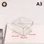 {TB & Bag} Hộp lưu trữ Acrylic Mỹ phẩm để bàn Hộp nhựa trong suốt Ký túc xá Mặt nạ gia đình Hộp da Hộp lưu trữ tủ lạnh.