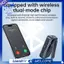 CLIP-on cho TV PC Tai nghe ô tô Bộ thu phát âm thanh Bluetooth 6.0 tương thích, Bộ chuyển đổi không dây dòng kép AUX TF 3,5mm