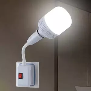 Ziyulinyuk Dailyhome Cắm Linh Hoạt Đèn Tường Soet Adapter E27 Bóng Đèn Nối Dài Giá Đỡ VN