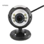 < CarFashion > Webcam USB Độ Trong Suốt Cao 120MP 6 Đèn Ngủ LED Web Camera Tích Hợp Mic Cho PC Laptop