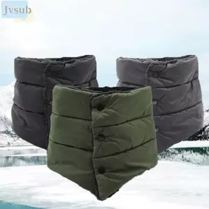 Khăn quàng cổ mùa đông JVSUB, Khăn nhung ấm áp thiết kế thời trang, Khăn quàng cổ ấm áp chống gió chống thấm nước mùa đông