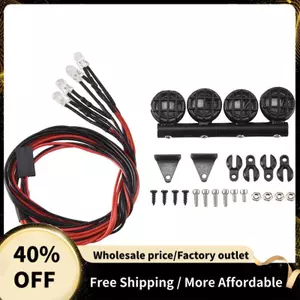 RC Xe LED Mái Đèn Thanh Cho 1 / 18 1 / 24 RC Xe Tải Xe Nâng Cấp Phần Phụ Kiện, 4 LED