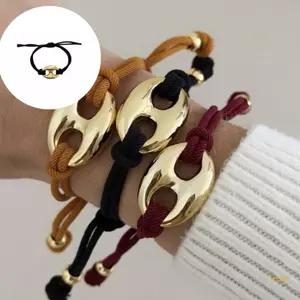 Ở lại Phong Cách Tối Giản Động Vật Dây Snout Vòng Tay Trang Sức Mặc Hàng Ngày