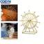 <cosyh>Stylish Gold Wheel Decor Contemporary Accent for Home and Office Decor