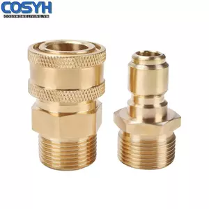 <cosyh>Pressure Washer Fitting Quick-connect Joint Water Gun Water Pipe Adapter