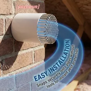 Nắp thoát nước ban công Mũ mưa tròn cho hệ thống ống nước chống rò rỉ để sử dụng ngoài trời