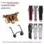 Phụ kiện kéo đẩy điện chuyên nghiệp có lò xo cho WAHL8148 / 8591 / 8504