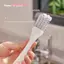 1 Dụng cụ làm sạch lồng chim, Dụng cụ loại bỏ chuồng chim, Bàn chải vệ sinh lồng vẹt Bàn chải bếp nướng Bàn chải làm sạch