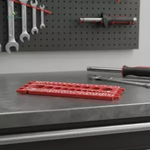 Đa Chức Năng Inch Metric Qui Nhận Dạng Đai Ốc Bu Lông Ren Che Gauge Protable Thread Đo Dụng Cụ mới