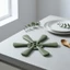 Bộ ba silicon với thiết kế gấp gọn Tiết kiệm không gian Cây thông Noel Trivet Hot Pad Linh hoạt Nồi Coaster mềm cho đầu bếp gia đình