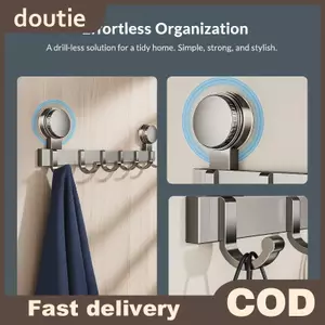 Doutie Hút Cốc Móc Treo Áo Không Khoan Móc Có Thể Tái Sử Dụng Có Thể Tháo Rời Để Bảo Quản Trong Phòng Tắm Phòng Ngủ Và Nhà Bếp VN