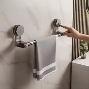 Doutie Treo Tường Không Đục Lỗ Hút Khăn Ra Có Thể Điều Chỉnh Cần Kính Thiên Văn Xoay Giá Đỡ Cho Phòng Tắm Không Gian Nhà Bếp VN