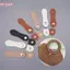 HFSHY Túi Da Bule Handmade Nút Ví Khóa Bule Thẻ Pa Bule Cho DIY Túi Xách Phụ Kiện VN