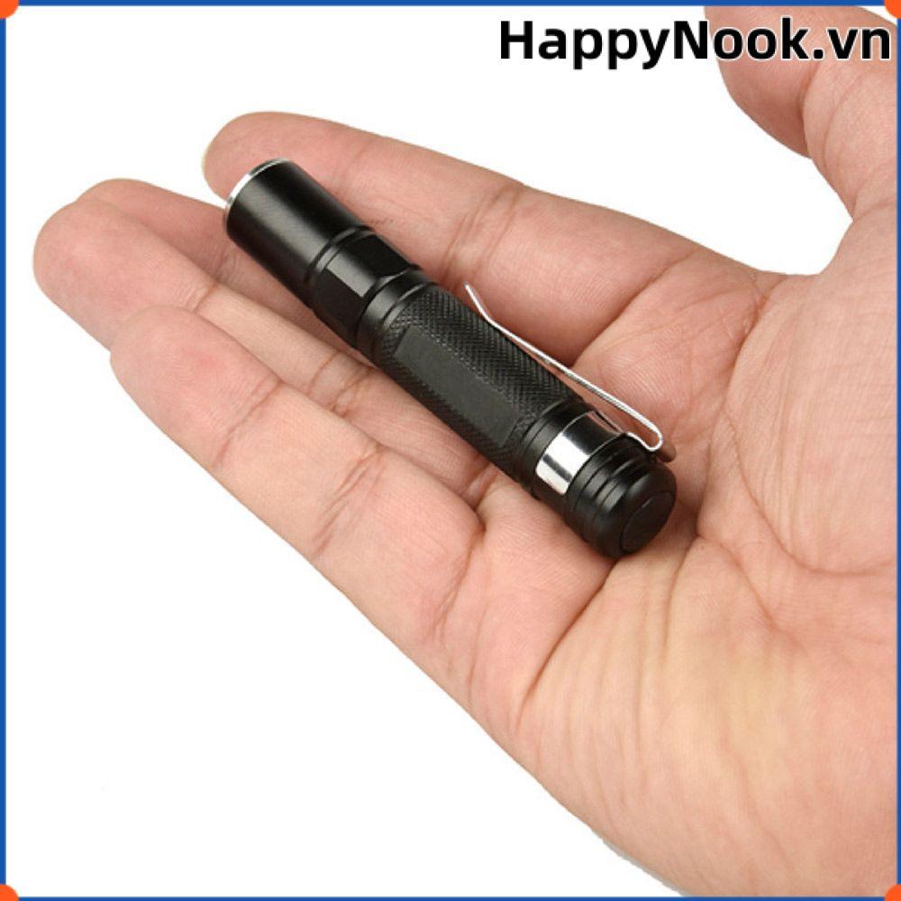 HAPPYNOOK Đèn Mini Bút Hiển Thị Ngoài Trời Sạc USB Power Bank Ánh Sáng Mạnh Tập Trung XPE Đèn Pin