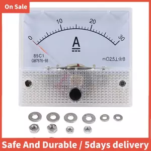 85C1-A Dc Analog Ampe Đồng Hồ Đo Bảng Đồng Hồ Đo 30A Ampe Đo Hiện Tại Cơ Ampe Kế