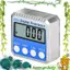 Công cụ mức độ chính xác cao Hợp kim kẽm 4x90 độ Máy đo góc kỹ thuật số Mini Máy đo góc LCD Máy đo độ dốc