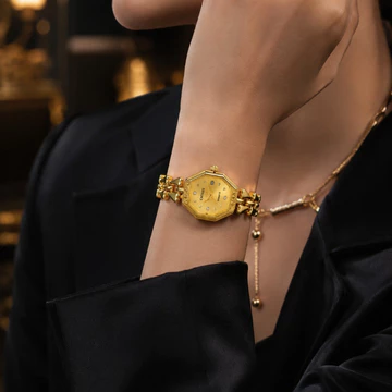Vintage Đồng Hồ Nữ Thương Hiệu Hàng Đầu Sang Trọng Đa Giác Mặt Số Thạch Anh Vòng Tay Đồng Hồ Nữ Thời Trang Đồng Hồ Đeo Tay Đồng Hồ Relojes Para Mujer