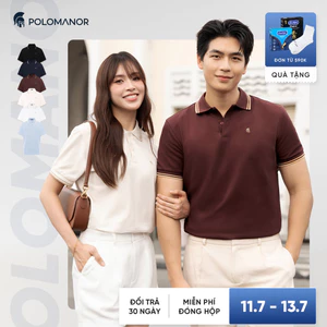 Áo polo nam cao cấp ICON DIAMOND, POLO QUỐC DÂN, vải CVC Diamond sang trọng - POLOMANOR
