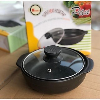 [BAO DÀY DẶN] NỒI ĐẤT KHO THỊT CÁ DÀY DẶN 0.5,1,1.5, NẮP KÍNH