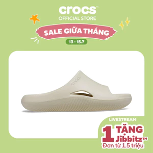 Dép Quai Ngang Unisex Crocs Mellow - Bone - 208392-2Y2