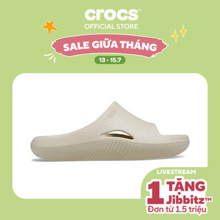 Dép Quai Ngang Unisex Crocs Mellow - Bone - 208392-2Y2