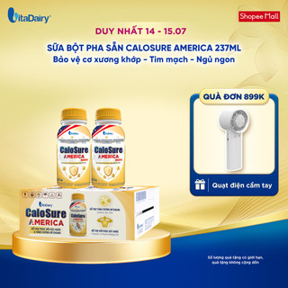Sữa bột pha sẵn Calosure America 237ml – Tiện lợi, bổ sung năng lượng