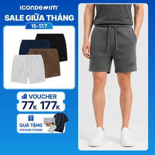 Quần Short Nam ICONDENIM Minimal Luxe Form Regular QSID0277