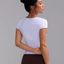Áo thể thao Naked Feel Độ đàn hồi cao Thời trang Nhanh khô Slim Áo thun nhẹ Tập thể dục