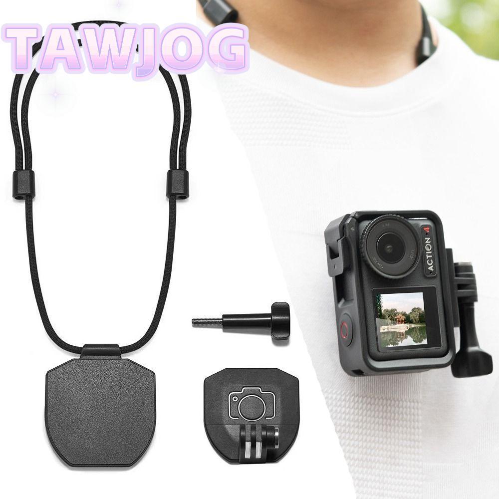Mount Đeo Cổ Từ Tính Cho Máy Quay Hành Động, Giá Đỡ Nam Châm 1/4" Cho DJI Osmo/Insta360, Phụ Kiện Vlog Du Lịch Nhỏ Gọn