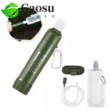 Ống hút lọc nước mini GAOSU, Máy lọc nước lọc mini, Máy nước riêng lẻ Ống hút TUP Sinh tồn Ống hút uống khẩn cấp