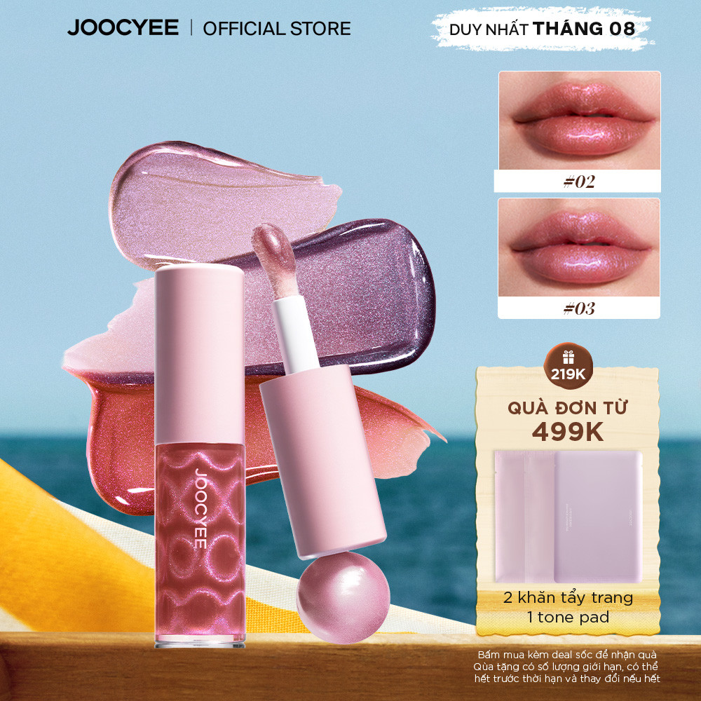 Son bóng mắt mèo JOOCYEE Magneglow Lip Gloss nhũ sáng căng mọng, dưỡng ẩm, lâu trôi