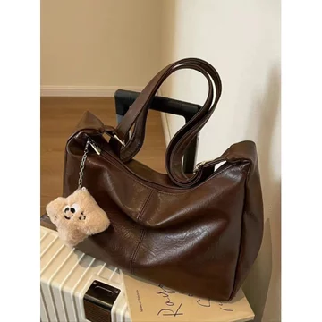 Women's PU Leather Tote Bag – Large, Mini, for School