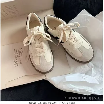 Phong Cách Mới [1033 Mua Lại] Giày Trắng Thời Trang Nữ Giày Thể Thao Thông Thường Giày Nữ 2026 Phong Cách Mới Giày Tập Luyện Đức Flat Forres