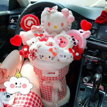 🔥Bouquet gấu bông tặng bạn gái Sinh Nhật Quà Tặng Trung Thu Bó Hoa Gấu Bông Quà Tặng Sinh Nhật 520 Ngày Lễ Tình Nhân Búp Bê Bó Hoa Quà Tặng Cô Gái kitty Quà Tặng Cô Gái Hello Bảo Quản Hoa Tốt Nghiệp