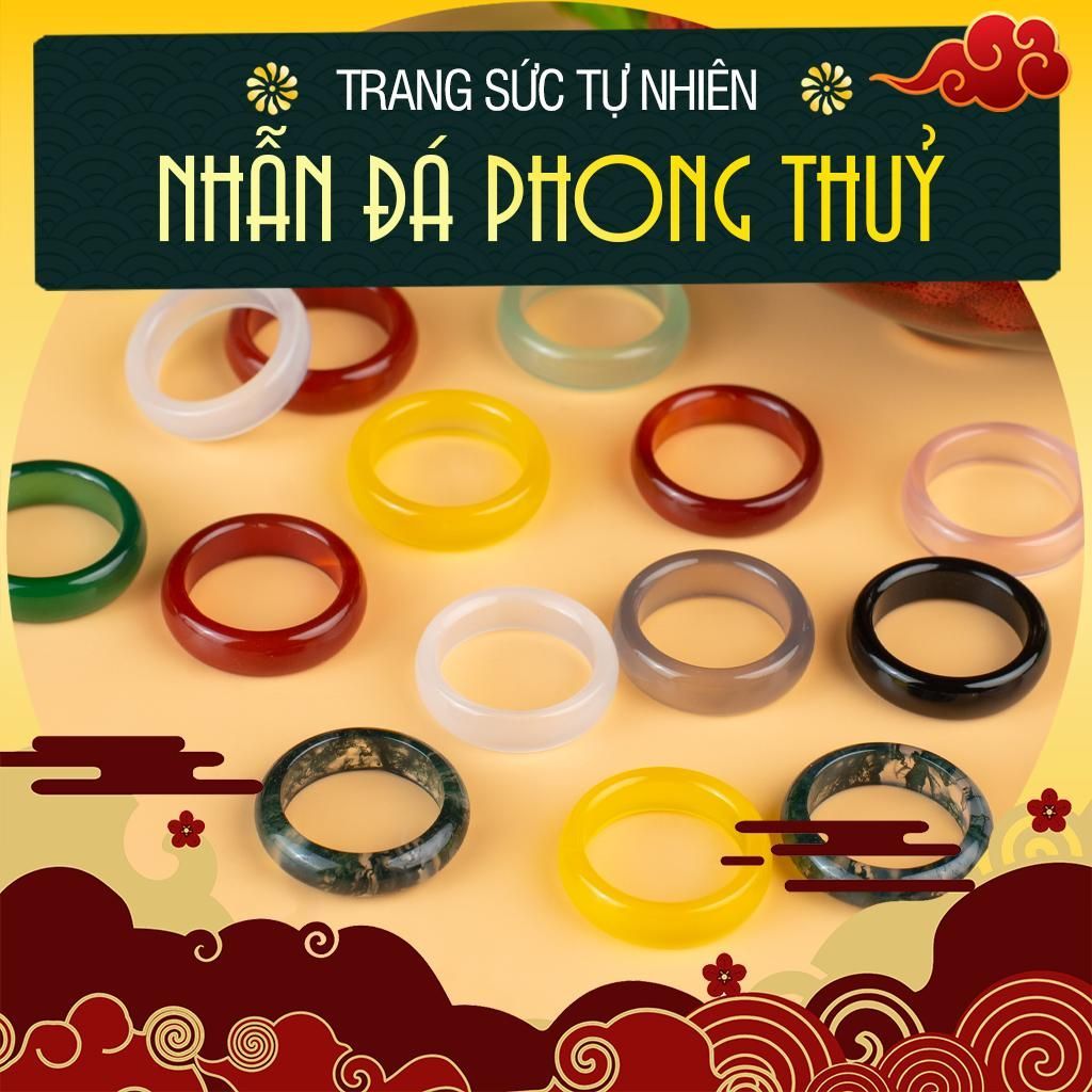 Gemstone Feng Shui Ring by Kỳ Linh Bảo